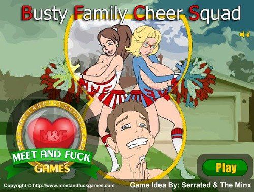Busty family cheer squad 2