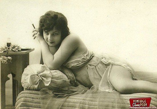 Wind reccomend vintage lingerie smoking