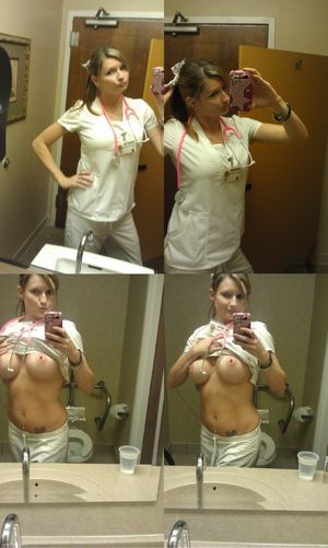 best of Flashes tits nurse