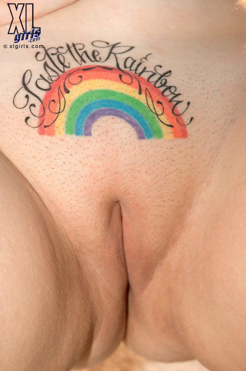 Bbw rainbow tattoo