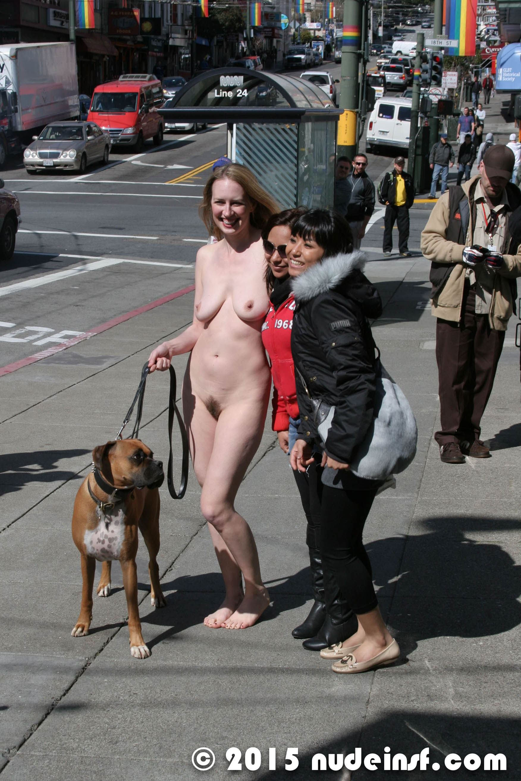 best of Nude walking public around