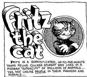 Fritz the cat cartoon