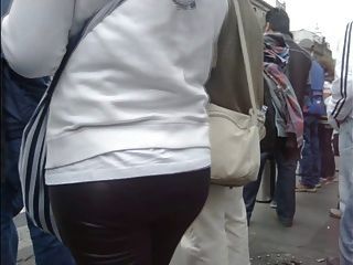 Cum on girl in public