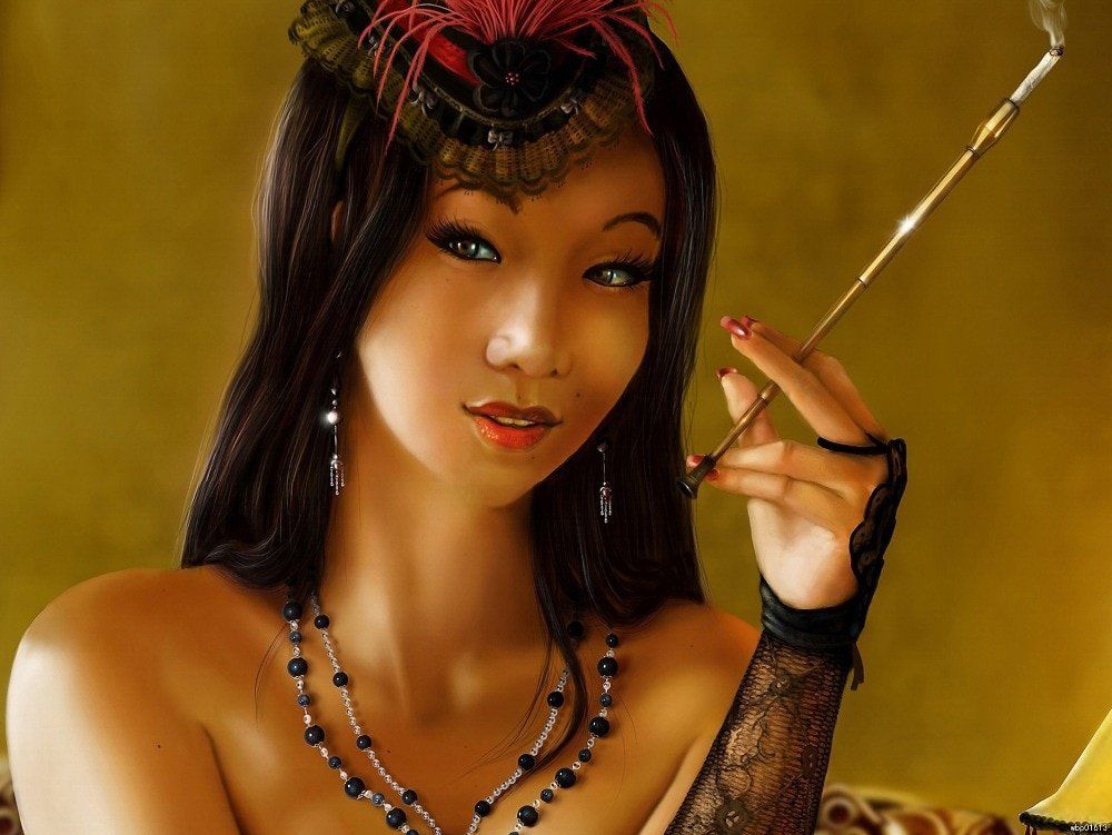 Asian girls pipen
