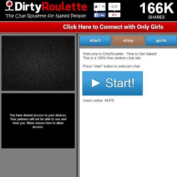 Dirty roulette webcam