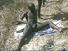 Africa naked lick penis cumshot