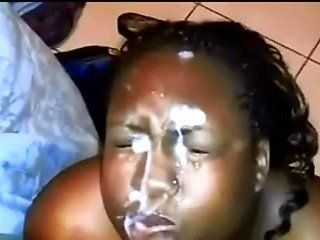 Amateur african girl suck penis and facial