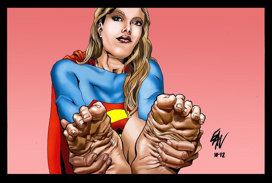 Supergirl feet