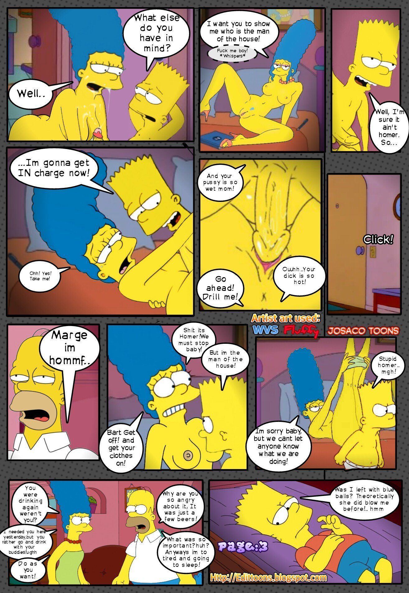 The simpsons mom and son porn