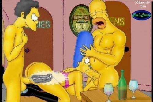 Homer and marge simpson slut