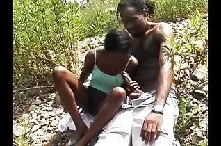 Breast african girl suck penis outdoor