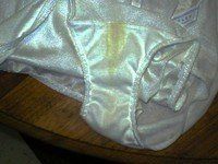 Dirty satin panties