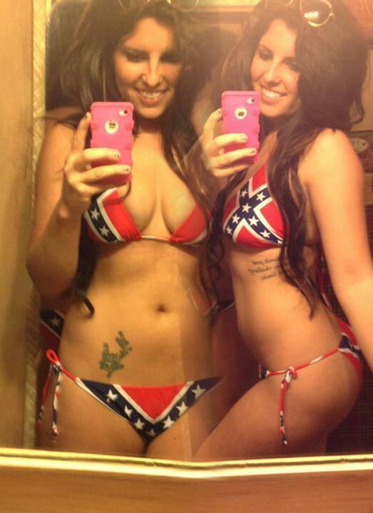 rebel flag hot girls nude