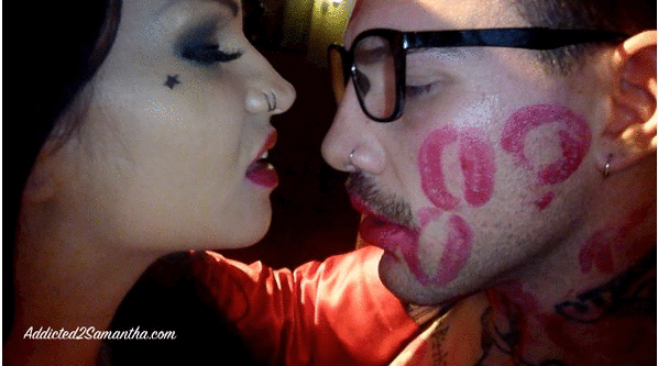 Isis reccomend lipstick fetish kiss