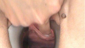 best of Finger in hole Handjob and pee