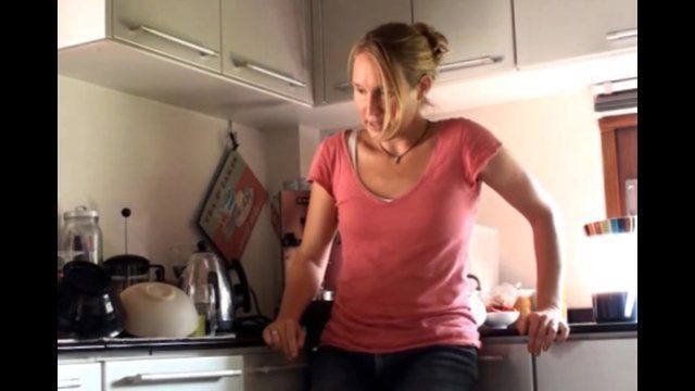 Snickerdoodle reccomend masturbates her kitchen