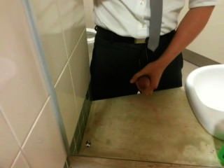 Public restroom jerk