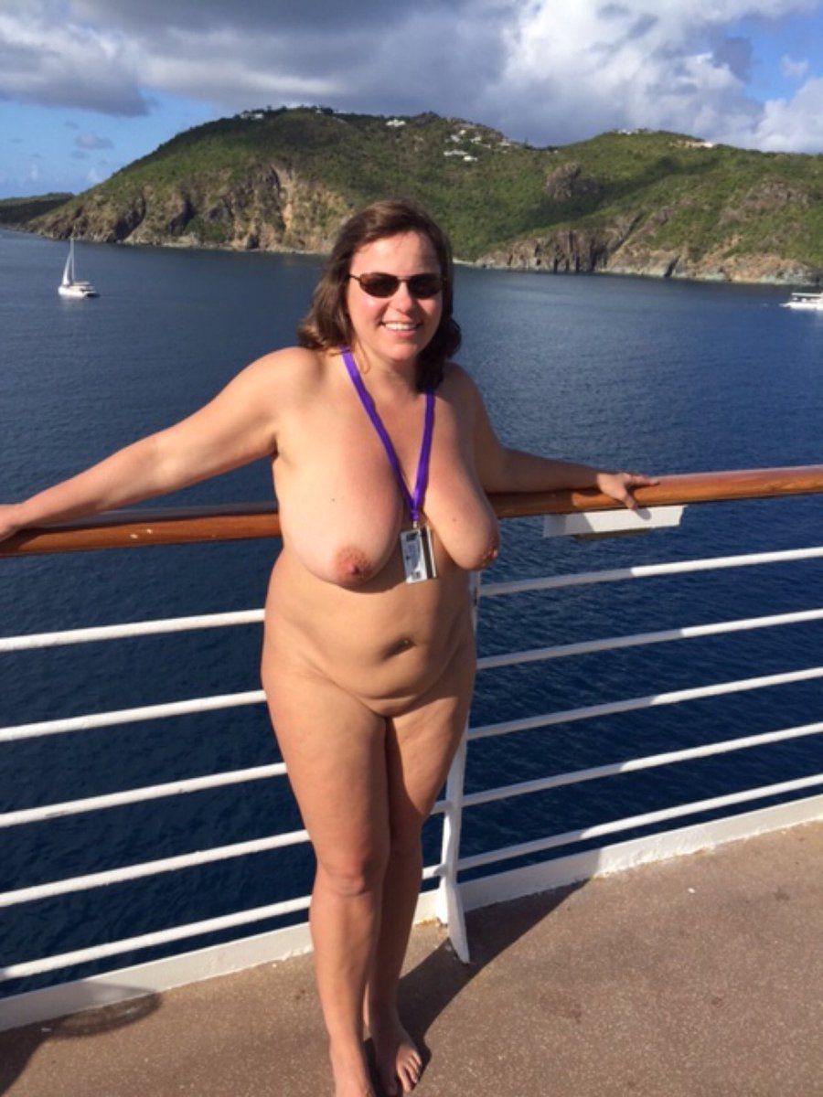 Wife nude cruise ship image